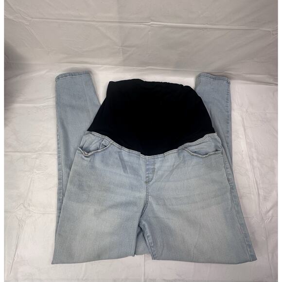 Isabel Maternity Jeans 14 Over The Belly Skinny Lot Of 2 - Picture 5 of 10